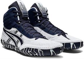 img 3 attached to ASICS Aggressor Wrestling Shoes Black Men's Shoes for Athletic