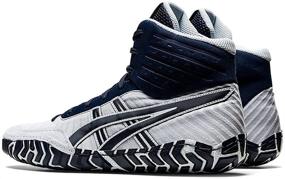 img 2 attached to ASICS Aggressor Wrestling Shoes Black Men's Shoes for Athletic