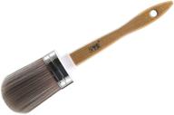 🎨 yts furniture chalk and wax paint brush – ideal for painting, waxing, and clear/dark soft wax application. easy to clean, reusable brush compatible with chalk paint, milk paint, diy home decor, wood projects logo