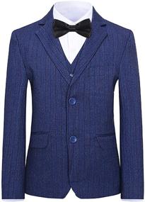 img 3 attached to Boys' Formal Wedding Blazer - Stylish Pieces in Assorted Colors