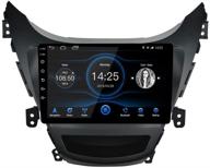🚗 top-rated lexxson android 10.1 car stereo: hyundai elantra 2011-2012, 9” hd touch screen, gps navigation, bluetooth, usb player logo