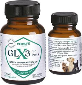 img 4 attached to Haka Life Nutrition Green Lipped Mussel Oil - Premium Hip & Joint Pain Relief Supplement for Dogs - Human Grade - GLX3