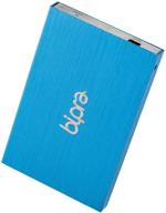 💙 bipra 320gb portable usb 2.0 external hard drive - blue (ntfs format) logo