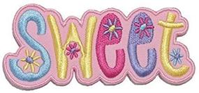 img 1 attached to HHO Pink Sweet Flower DIY Embroidered Patch - Cute Applique for Bags, Jackets, Jeans & Clothes