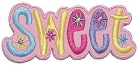 img 4 attached to HHO Pink Sweet Flower DIY Embroidered Patch - Cute Applique for Bags, Jackets, Jeans & Clothes