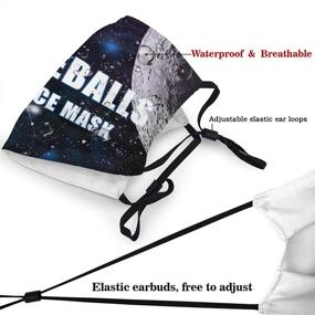 img 1 attached to Spaceballs Face_Mask Reusable Activated Replaceable Outdoor Recreation and Climbing