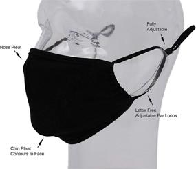 img 1 attached to 🎭 Breathable Adjustable Reusable Washable MASKMAKER