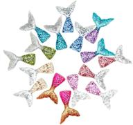 🧜 mcree 32pcs mermaid tail slime charms: colorful resin beads for diy crafts, scrapbooking & ornaments logo