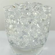 🌊 желе шарики jellybeadz для чистой воды: идеальное украшение для центральной части стола на свадебную башню, наполнитель для вазы, 2,5-3,0 мм - упаковка 8 унций (около 227 грамм) делает 6 галлонов (около 22,7 литра) логотип