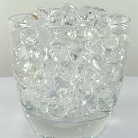img 4 attached to 🌊 JellyBeadZ Clearly Clear Water Beads: Ideal Centerpiece Wedding Tower Vase Filler, 2.5-3.0 mm – 8 Ounce Pack Makes 6 Gallons