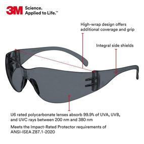 img 2 attached to 👓 3M Anti-Fog Protective Eyewear 11330 00000 20