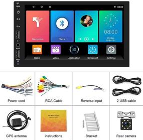 img 1 attached to OiLiehu Android Bluetooth Navigation Subwoofer Car & Vehicle Electronics