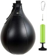 🥊 mxiixm boxing speed bag: leather punching ball with pump and metal hook for boxing, mma, muay thai, fitness - training gear for kids, men, women логотип