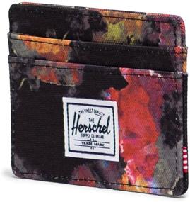 img 2 attached to Herschel Charlie Watercolor Floral RFID