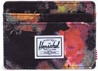 herschel charlie watercolor floral rfid logo