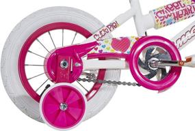 img 1 attached to 🚲 Magna Kids Bike Girls 12 Inch Wheels: Training Wheels, White, Pink and Purple, Ages 2+ - Top-rated Choice for Little Riders!