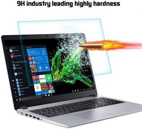 img 1 attached to 🖥️ FORITO 15.6" Laptop Tempered Glass Screen Protector for 15.6” HP/DELL/Asus/Acer/Sony/Samsung/Lenovo/Toshiba/Razer 16:9 Display – Includes Fabric Keyboard Screen Protector, Bubble Free