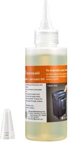 img 3 attached to 🔧 Bonsaii 4 oz Bottle of Lubricant Oil for Home Tools with Extension Nozzle - Paper Shredder Care Solution