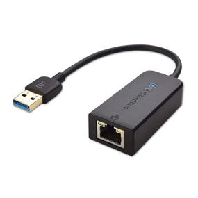 img 4 attached to 🔌 Cable Matters USB 3.0 to Ethernet Adapter - Black (Supports 10/100/1000 Mbps Ethernet Network)