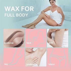 img 2 attached to 🪒 Waxing Kit: High-Performance Wax Warmer for Effortless Women's Shave & Hair Removal