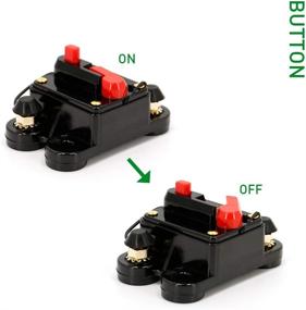 img 1 attached to 💧 UTSAUTO 80Amp Waterproof Circuit Breaker: Resettable Fuse Holder for Ultimate Protection