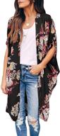 womens floral kimono cardigans sleeve women's clothing in swimsuits & cover ups logo