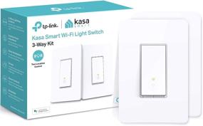 img 4 attached to 🏠 Умный трехпозиционный переключатель Kasa Smart HS210 Kit - Alexa/Google Home, Wi-Fi световой выключатель, не требуется хаб, сертификация UL (2 шт.)