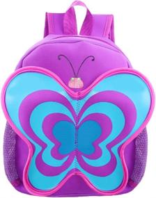 img 2 attached to Toddler Backpack Fenrici Insulated BUTTERFLY Backpacks