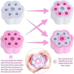 img 1 attached to 🔄 Versatile Three in One Cup Turner Foam Set for Tumblers & Water Bottles