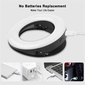 img 3 attached to Selfie Rechargeable Portable Circle Camera Cell Phones & Accessories