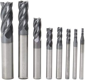 img 4 attached to High-Performance Carbide Tungsten Flutes Milling Straight: Precision Cutting Tool for Superior Results