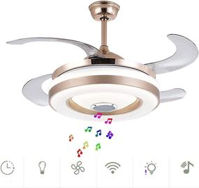 img 3 attached to Bluetooth ONEKISS Chandelier Retractable Invisible