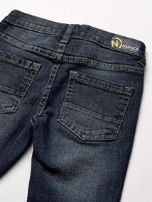 img 2 attached to Nautica Skinny Stretch Denim Driftwood Boys' Clothing at Jeans