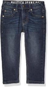 img 4 attached to Nautica Skinny Stretch Denim Driftwood Boys' Clothing at Jeans