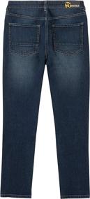 img 3 attached to Nautica Skinny Stretch Denim Driftwood Boys' Clothing at Jeans