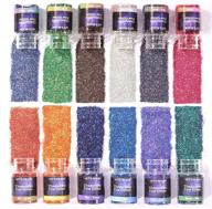 ✨ let's resin chameleon fine glitter: colorshift extra fine glitter for resin, craft glitters for epoxy resin, nail art, slime, epoxy tumblers - 132g/4.6oz logo