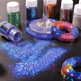 img 1 attached to ✨ LET'S RESIN Chameleon Fine Glitter: Colorshift Extra Fine Glitter for Resin, Craft Glitters for Epoxy Resin, Nail Art, Slime, Epoxy Tumblers - 132g/4.6oz