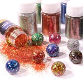img 3 attached to ✨ LET'S RESIN Chameleon Fine Glitter: Colorshift Extra Fine Glitter for Resin, Craft Glitters for Epoxy Resin, Nail Art, Slime, Epoxy Tumblers - 132g/4.6oz