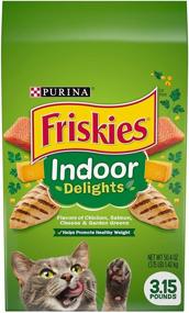 img 4 attached to 🐱 Purina Friskies, сухой корм для кошек Indoor Delights - 12,6 фунтов (4 x 3,15 фунта)