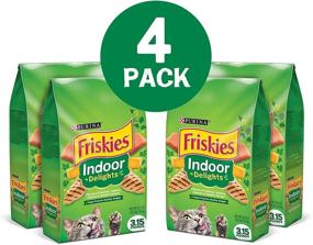 img 3 attached to 🐱 Purina Friskies, сухой корм для кошек Indoor Delights - 12,6 фунтов (4 x 3,15 фунта)