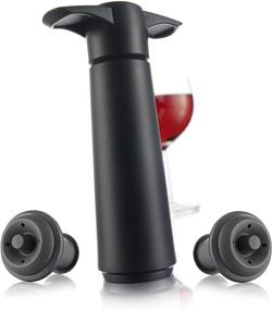 img 3 attached to 🍷 Vacu Vin Wine Saver Pump with Vacuum Bottle Stoppers (Black) - Preserve Your Wine Longer and Prevent Oxidation