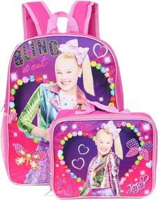 img 4 attached to Jojo Siwa Backpack with Insulated Lunchbox