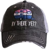 katydid there trucker hat blue one size logo