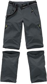 img 4 attached to 👖 Versatile Asfixiado Boys Cargo Pants: Quick Dry, Waterproof Hiking Climbing Trousers