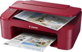 img 1 attached to 🖨️ Canon Pixma TS3320 Red - Alexa Compatible All-in-One Printer