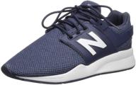 новые беговые белые кроссовки для девочек new balance 247v2 и для занятий спортом логотип