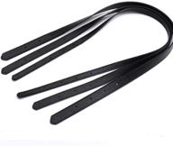 hinlot leather purse straps: adjustable handles for shoulder bags - stylish, strong, and wide logo