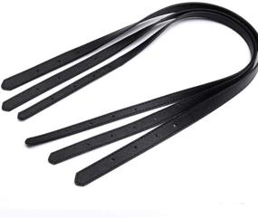 img 2 attached to HinLot Leather Purse Straps: Adjustable Handles for Shoulder Bags - Stylish, Strong, and Wide