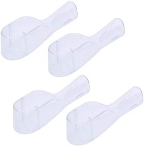 img 1 attached to 🦷 Clear Plastic Protective Cap Case for Oral-B Long Dual-Heads Travel Electric Toothbrush Heads, Compatible with Replacement Tooth Brush Heads (6 Pack)