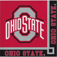 state buckeyes beverage napkins 20 count logo